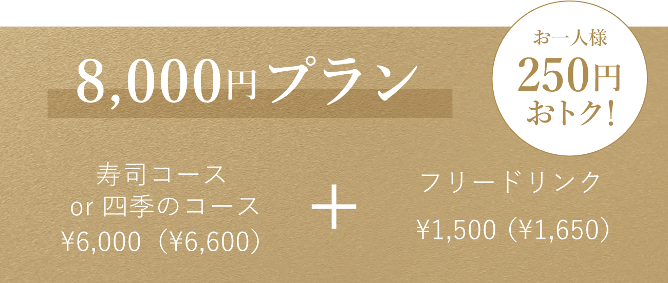 8,000円プラン